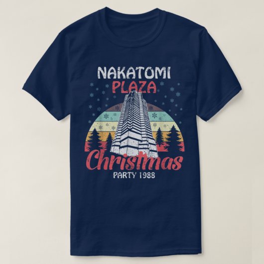 中富プラザクリスマスパーティー1988おもしろいクリスマスビン Tシャツ (デザイン正面)