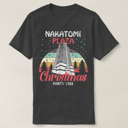 中富プラザクリスマスパーティー1988おもしろいクリスマスビン Tシャツ (デザイン正面)
