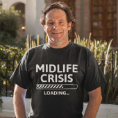 中寿命危機負荷 Tシャツ