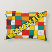 中寿命熱狂するポリエステル製アクセント枕16" x 12" アクセントクッション (裏面)