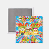 中寿命磁熱狂する石 マグネット (正面/裏面)