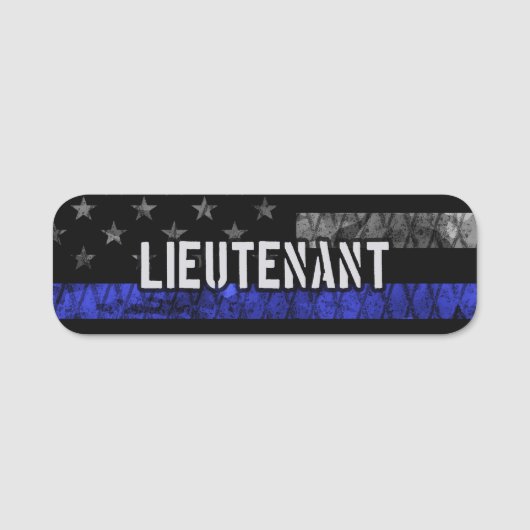 中尉の青線フラ動揺してグ 名札 (正面)