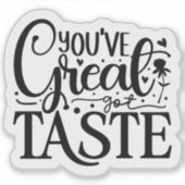 中小企お洒落業のパッケージングを補完 シール (正面)