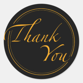 中小企エレガント業タイポグラフィに感謝 ラウンドシール