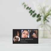 中小企エレガント業MUAメイクアップアーティスト 名刺 (スタンド正面)