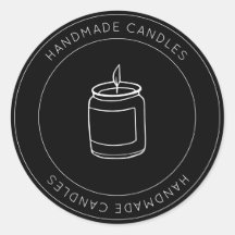 中小企カスタム業モダン用ブラックキャンドル