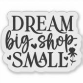 中小企感動的業のパッケージングに関するメッセージ シール (正面)