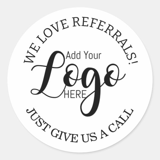 中小企感謝してい業を支えるロゴシール ラウンドシール (正面)