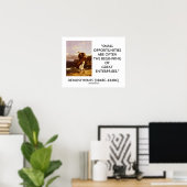 中小企業の人口減素晴らし化 ポスター (ホームオフィス)