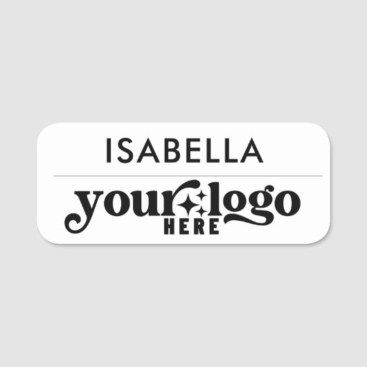 中小企業の社員 名札 (正面)