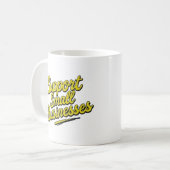 中小企業を支援する コーヒーマグカップ (正面左)