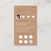 中小企業割引ロイヤリティQRコードスプレータン 名刺 (裏面)