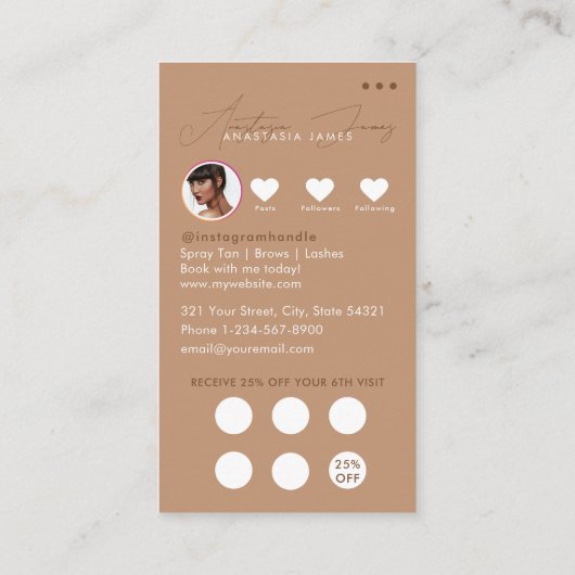 中小企業割引ロイヤリティQRコードスプレータン 名刺 (裏面)