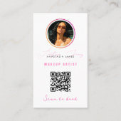 中小企業割引ロイヤリティQRコード 名刺 (正面)