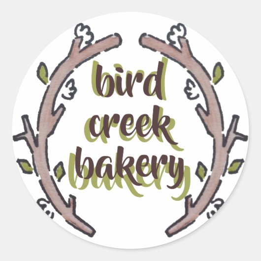 中小企業植物学 ラウンドシール (正面)