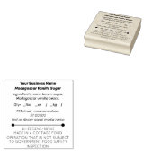 中小企業法コテージゴム印 ラバースタンプ (押印)