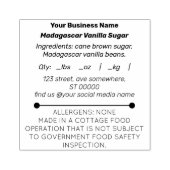 中小企業法コテージゴム印 ラバースタンプ (インプリント)