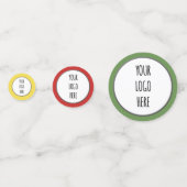 中小規模企業のイベントブランディングロゴ コンフェッティ (正面)