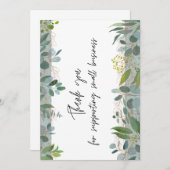 中小規模企業のサポートをありがとうございます  サンキューカード (正面/裏面)