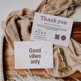 中小規模企業のサンキューカードテンプレート、 サンキューカード