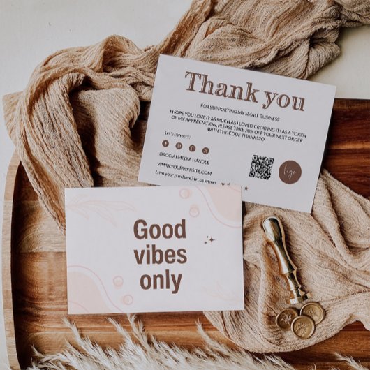 中小規模企業のサンキューカードテンプレート、 サンキューカード