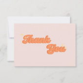 中小規模企業のサンキューカードレトロの利点 サンキューカード (正面)