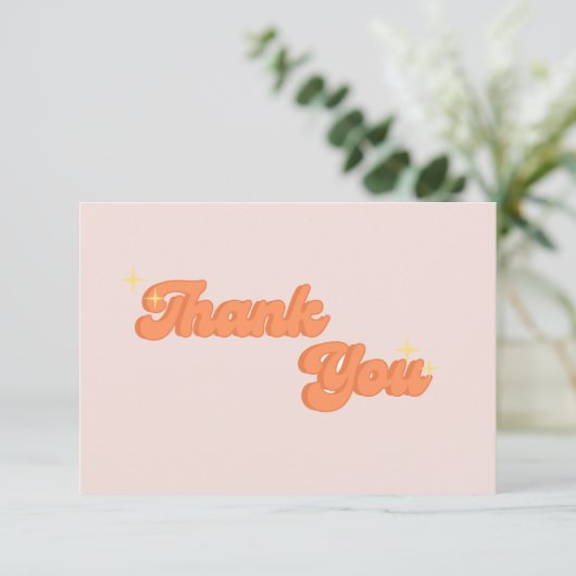 中小規模企業のサンキューカードレトロの利点 サンキューカード (スタンド正面)