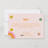 中小規模企業のサンキューカードレトロの利点 サンキューカード (裏面)