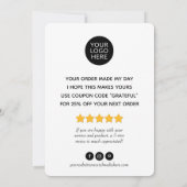 中小規模企業のサンキューカード サンキューカード (裏面)