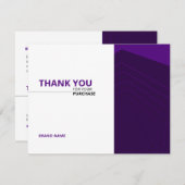 中小規模企業のサンキューカード サンキューカード (正面/裏面)