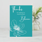 中小規模企業のサンキューカード サンキューカード (スタンド正面)