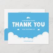 中小規模企業のサンキューカード サンキューカード (正面/裏面)