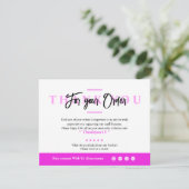 中小規模企業のサンキューカード サンキューカード (スタンド正面)