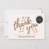 中小規模企業のサンキューカード ノートカード (正面)