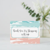 中小規模企業のサンキューカード ポストカード (スタンド正面)