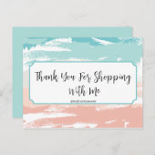 中小規模企業のサンキューカード ポストカード (正面/裏面)