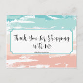 中小規模企業のサンキューカード ポストカード (正面)