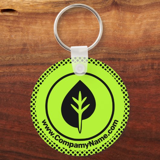 中小規模企業のスワッグカスタムロゴと文字 キーホルダー (正面)