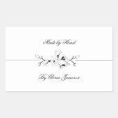 中小規模企業のプロフェッショナルラベル 長方形シール (正面)