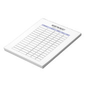 中小規模企業のマーケティング予算プランナーメモ帳 ノートパッド (回転)