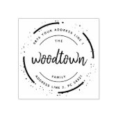 中小規模企業の差出人住所 ラバースタンプ (インプリント)