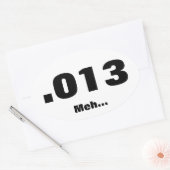 中層走 楕円形シール (封筒)