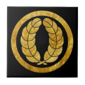 中川門日本の金ゴールドフェイク氏 タイル (正面)