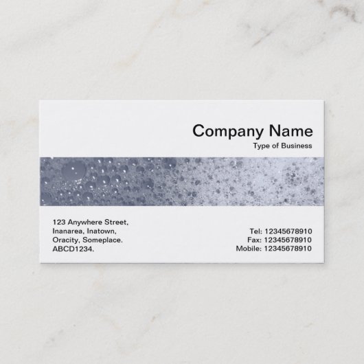 中帯 – シャボン玉03 名刺 (正面)