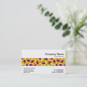 中帯 – 六角パターン01 名刺 (スタンド正面)