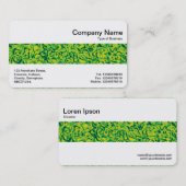 中帯 – 緑の印象 名刺 (正面/裏面)