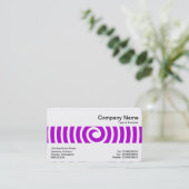 中帯 – 緩和曲線 – 紫 名刺 (スタンド正面)