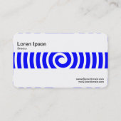 中帯 – 緩和曲線 – 青 名刺 (裏面)