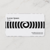 中帯 – 緩和曲線 – 黒 名刺 (裏面)