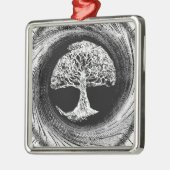 中平穏生命の樹 メタルオーナメント (左)